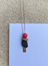 Load image into Gallery viewer, beach-clean-necklace-washed-up-plastic-recycled-silver-charlotte-eatock-the-home-of-sustainable-things_6
