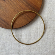 Load image into Gallery viewer, bangle-slim-recycled-brass-elizabeth-kilgour-the_home_of_sustainable_things 
