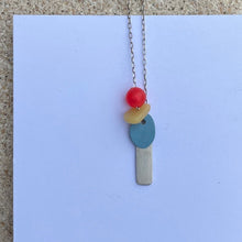 Load image into Gallery viewer, beach-clean-necklace-washed-up-plastic-recycled-silver-charlotte-eatock-the-home-of-sustainable-things_10
