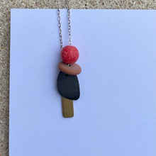 Load image into Gallery viewer, beach-clean-necklace-washed-up-plastic-recycled-silver-charlotte-eatock-the-home-of-sustainable-things_5
