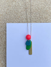 Load image into Gallery viewer, beach-clean-necklace-washed-up-plastic-recycled-silver-charlotte-eatock-the-home-of-sustainable-things_8
