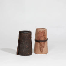 Load image into Gallery viewer, pineresin-vase-pine-resin-bark-beeswax-charcoal-studio-sarmite-polakova-the_home_of_sustainable_things
